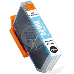 Tinteiro Canon Compatível PFI300 Azul Foto