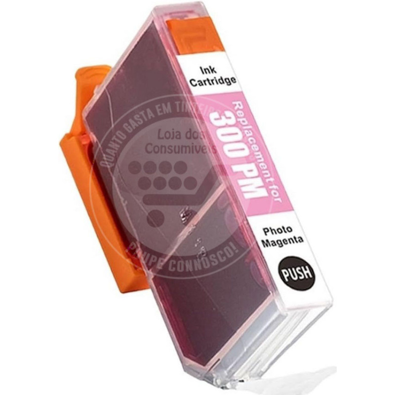 Tinteiro Canon Compatível PFI300 Magenta Foto