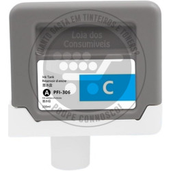 Tinteiro Canon Compatível PFI306 Azul