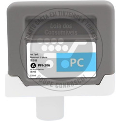 Tinteiro Canon Compatível PFI306 Azul Foto