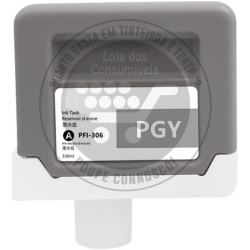 Tinteiro Canon Compatível PFI306 Cinzento Foto