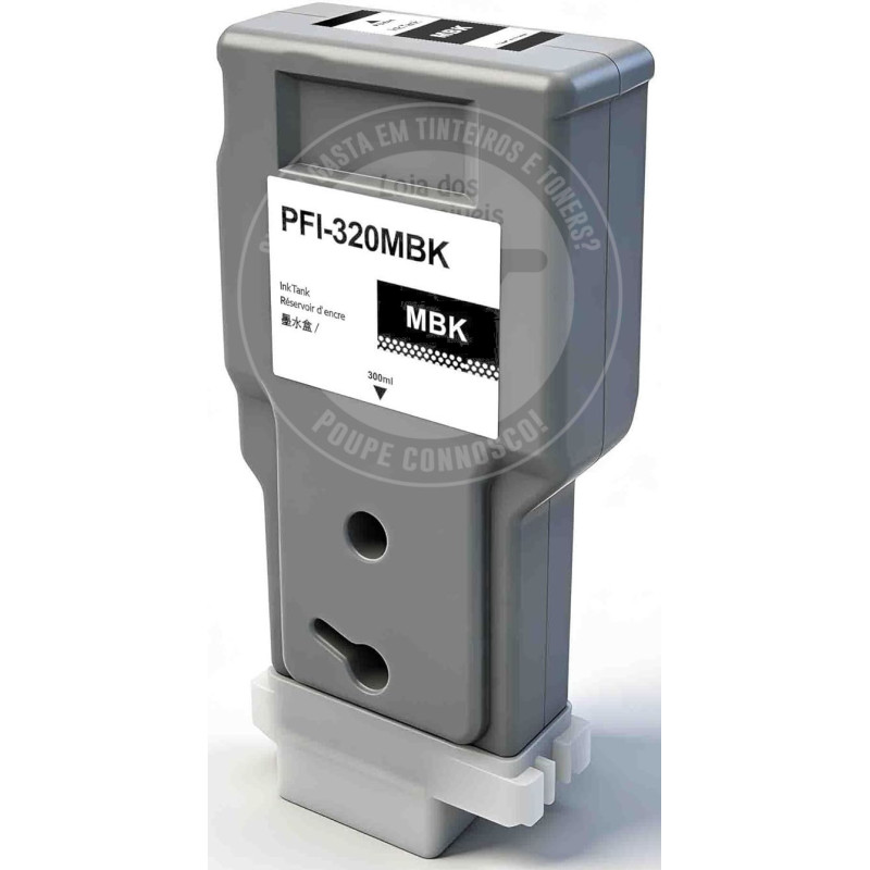 Tinteiro Canon Compatível PFI320 Preto Mate
