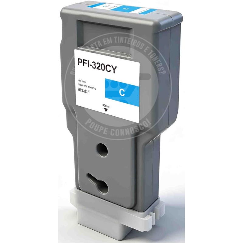 Tinteiro Canon Compatível PFI320 Azul