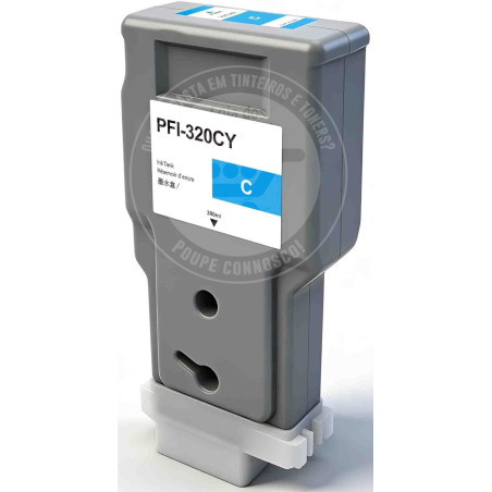 Tinteiro Canon Compatível PFI320 Azul