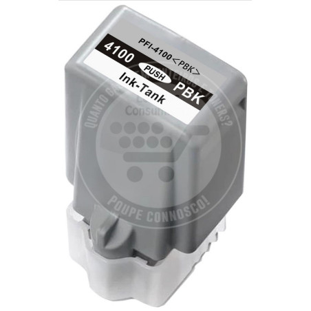 Tinteiro Canon Compatível PFI4100 Preto Foto