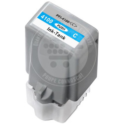 Tinteiro Canon Compatível PFI4100 Azul