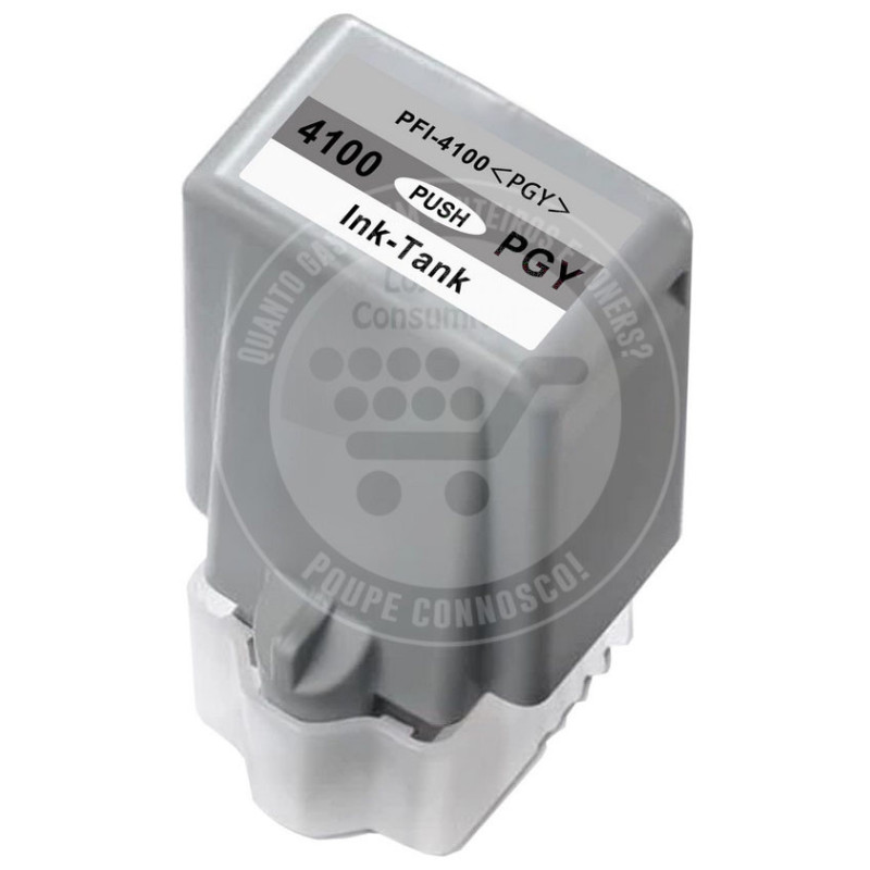 Tinteiro Canon Compatível PFI4100 Cinzento Foto