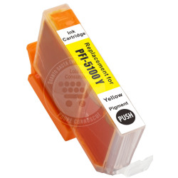 Tinteiro Canon Compatível PFI5100 Amarelo