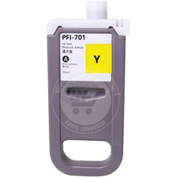 Tinteiro Canon Compatível PFI701/PFI301 Amarelo