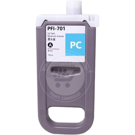 Tinteiro Canon Compatível PFI701/PFI301 Azul Foto