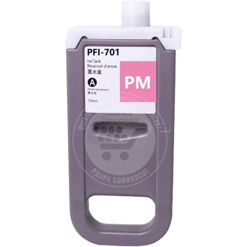 Tinteiro Canon Compatível PFI701/PFI301 Magenta Foto