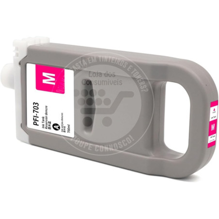 Tinteiro Canon Compatível PFI703/PFI303 Magenta