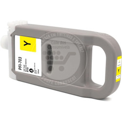 Tinteiro Canon Compatível PFI703/PFI303 Amarelo
