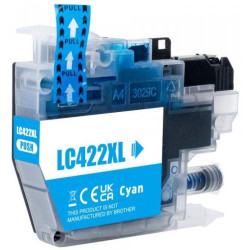 Tinteiro Brother Compatível LC422XL Azul