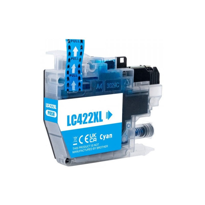 Tinteiro Brother Compatível LC422XL Azul