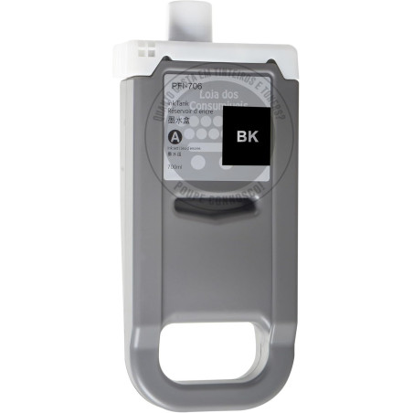 Tinteiro Canon Compatível PFI706 Preto