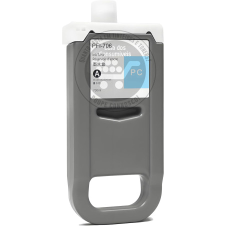 Tinteiro Canon Compatível PFI706 Azul Foto