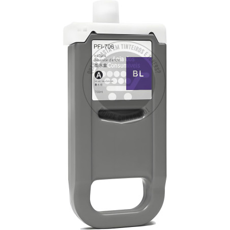 Tinteiro Canon Compatível PFI706 Blue