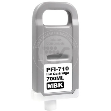 Tinteiro Canon Compatível PFI710/PFI310/PFI110 Preto Mate