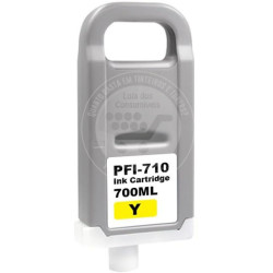 Tinteiro Canon Compatível PFI710/PFI310/PFI110 Amarelo