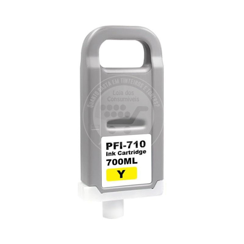 Tinteiro Canon Compatível PFI710/PFI310/PFI110 Amarelo