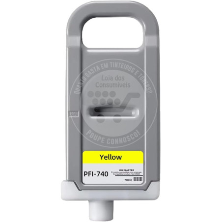Tinteiro Canon Compatível PFI740/PFI340 Amarelo