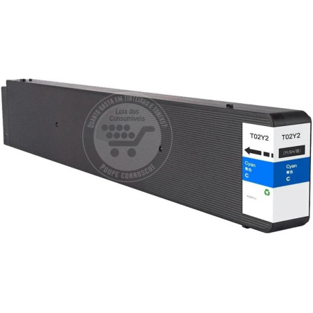 Tinteiro Epson Compatível T02Y2 Azul
