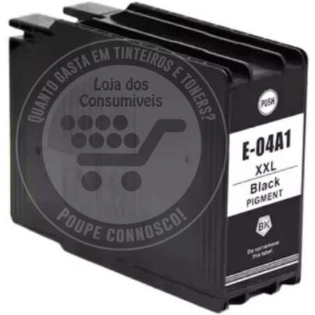 Tinteiro Epson Compatível T04A1 Preto