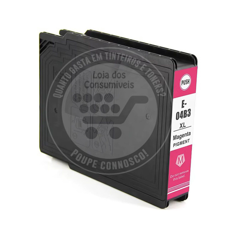 Tinteiro Epson Compatível T04B3 Magenta