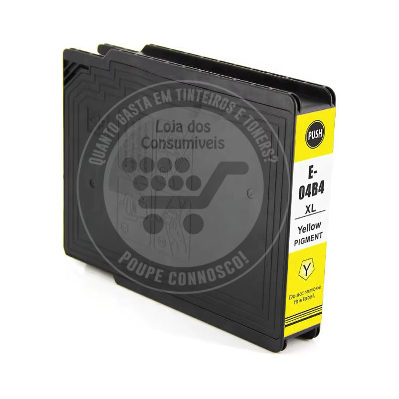 Tinteiro Epson Compatível T04B4 Amarelo