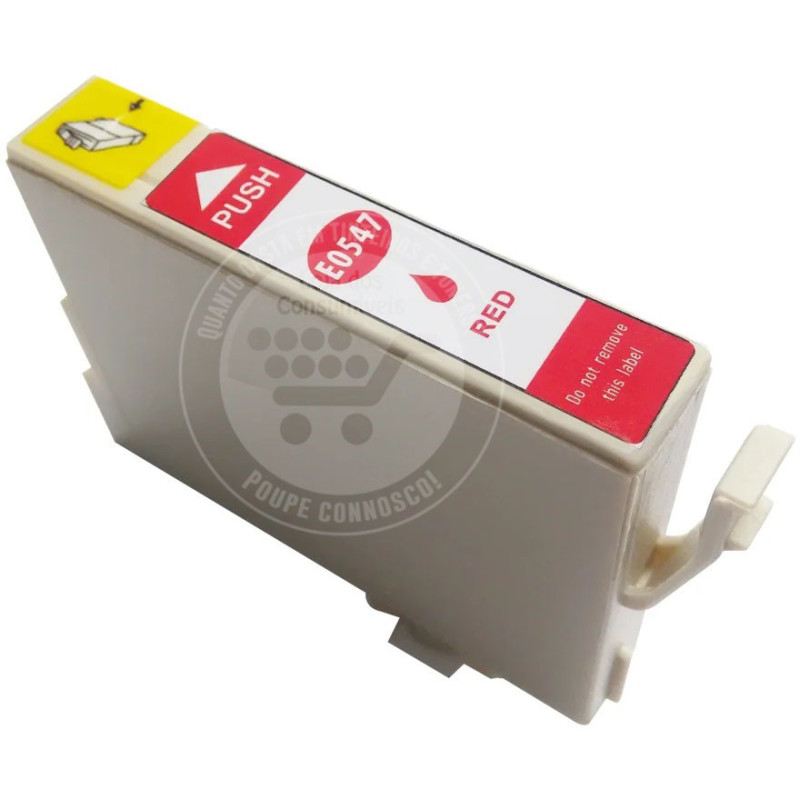 Tinteiro Epson Compatível T0547 Vermelho