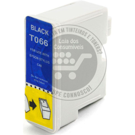 Tinteiro Epson Compatível T066 Preto