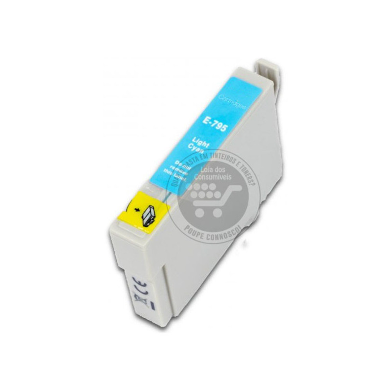 Tinteiro Epson Compatível T0795 Azul Claro