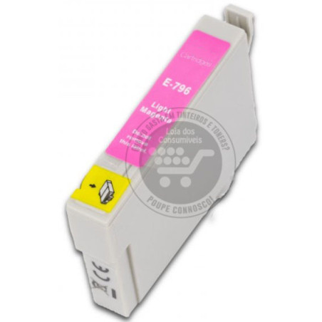 Tinteiro Epson Compatível T0796 Magenta Claro