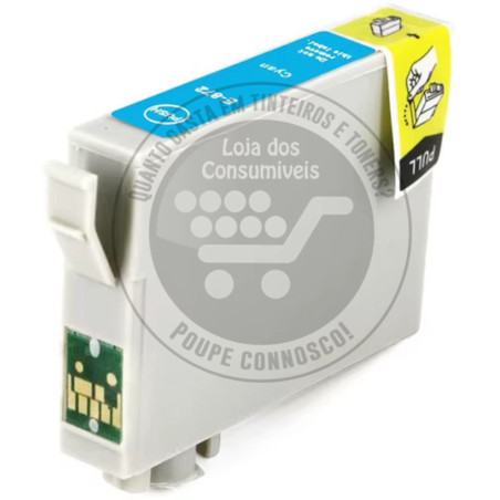 Tinteiro Epson Compatível T0872 Azul