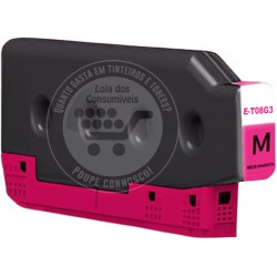 Tinteiro Epson Compatível T08G3 Magenta