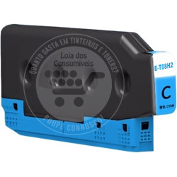 Tinteiro Epson Compatível T08H2 Azul