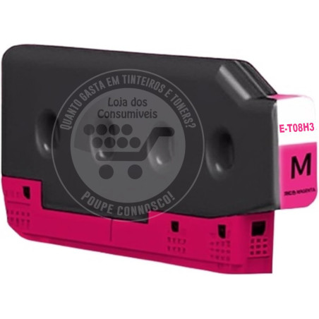 Tinteiro Epson Compatível T08H3 Magenta