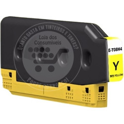 Tinteiro Epson Compatível T08H4 Amarelo