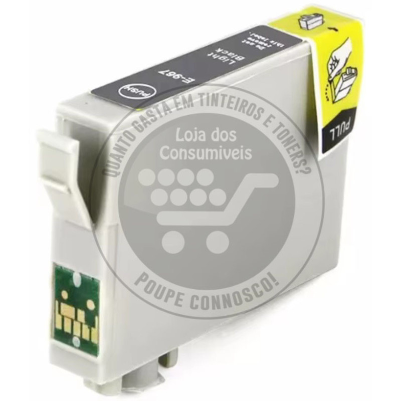 Tinteiro Epson Compatível T0967 Preto Claro