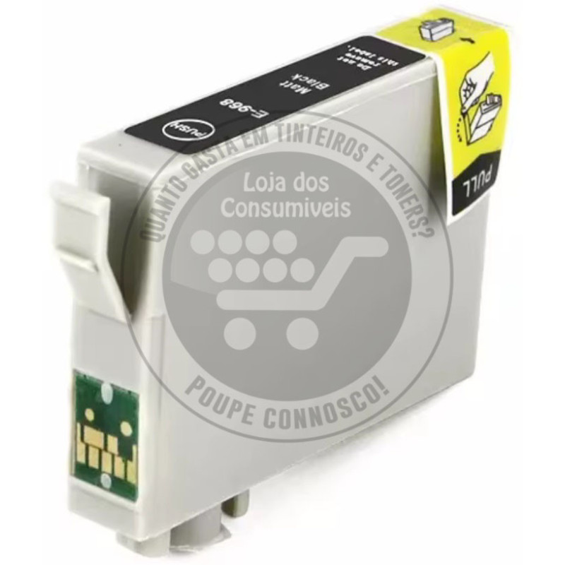 Tinteiro Epson Compatível T0968 Preto Mate