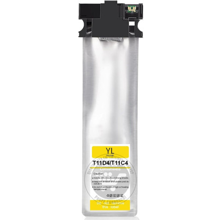 Tinteiro Epson Compatível T11D4/T11C4 Amarelo