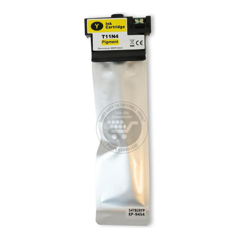 Tinteiro Epson Compatível T11N4 Amarelo