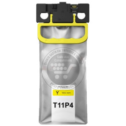 Tinteiro Epson Compatível T11P4 Amarelo
