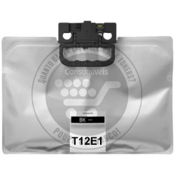 Tinteiro Epson Compatível T12E1 Preto