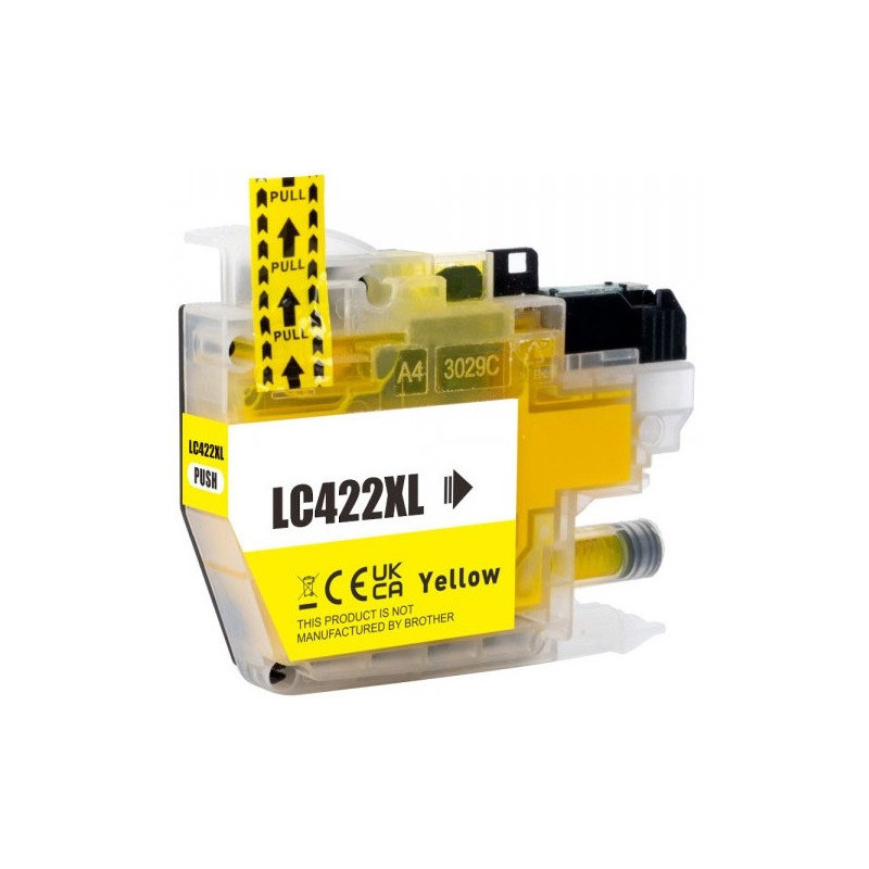 Tinteiro Brother Compatível LC422XL Amarelo