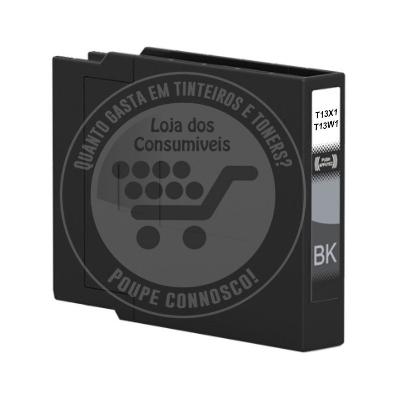 Tinteiro Epson Compatível T13X1/T13W1 Preto