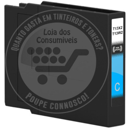 Tinteiro Epson Compatível T13X2/T13W2 Azul