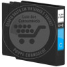 Tinteiro Epson Compatível T13X2/T13W2 Azul