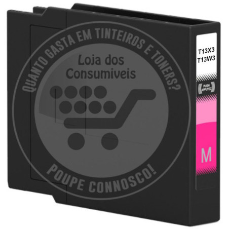 Tinteiro Epson Compatível T13X3/T13W3 Magenta